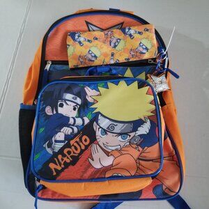 Naruto 5 piece Backpack Set